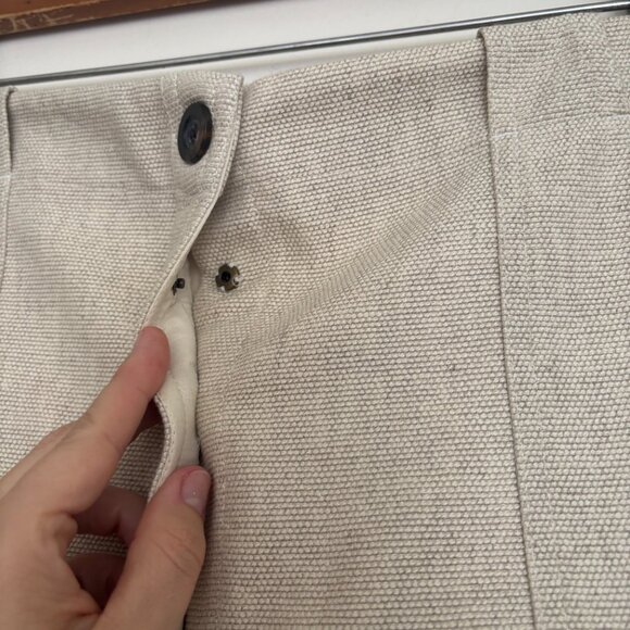 Banana Republic Khaki Mini Skirt (size 12) - Picture 3 of 6